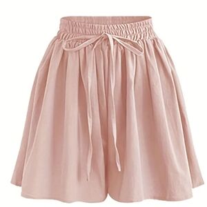 Plus size stretch shorts flowy fabric soft 6XL  elastic waist